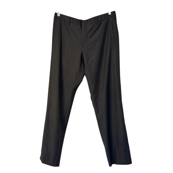 Prada Men’s Wool Striped Dress Pants - Picture 1 of 4